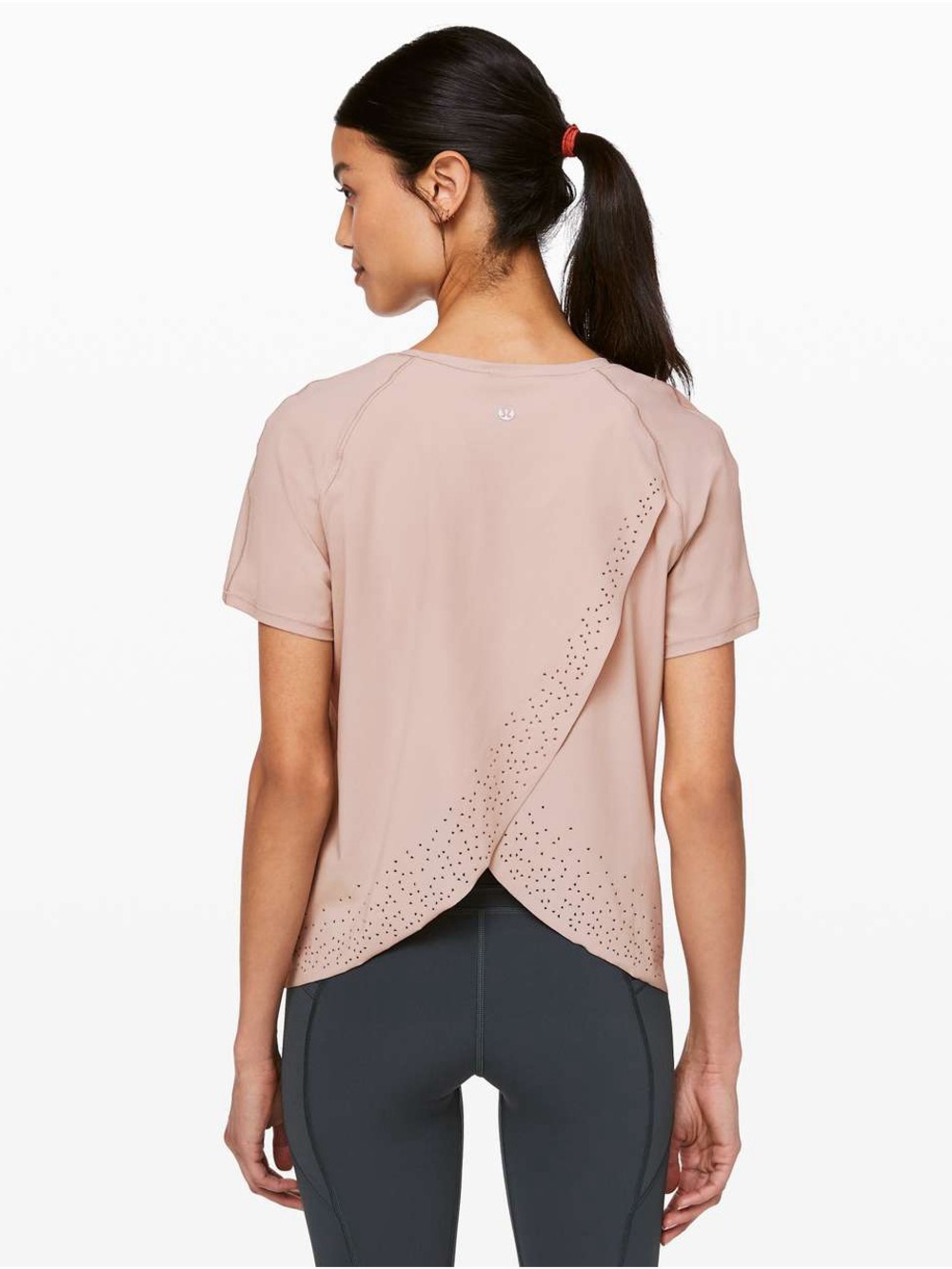 lululemon athletica Performance Tee Quick Pace Short Sleeve Size 10 - Picture 2 of 7